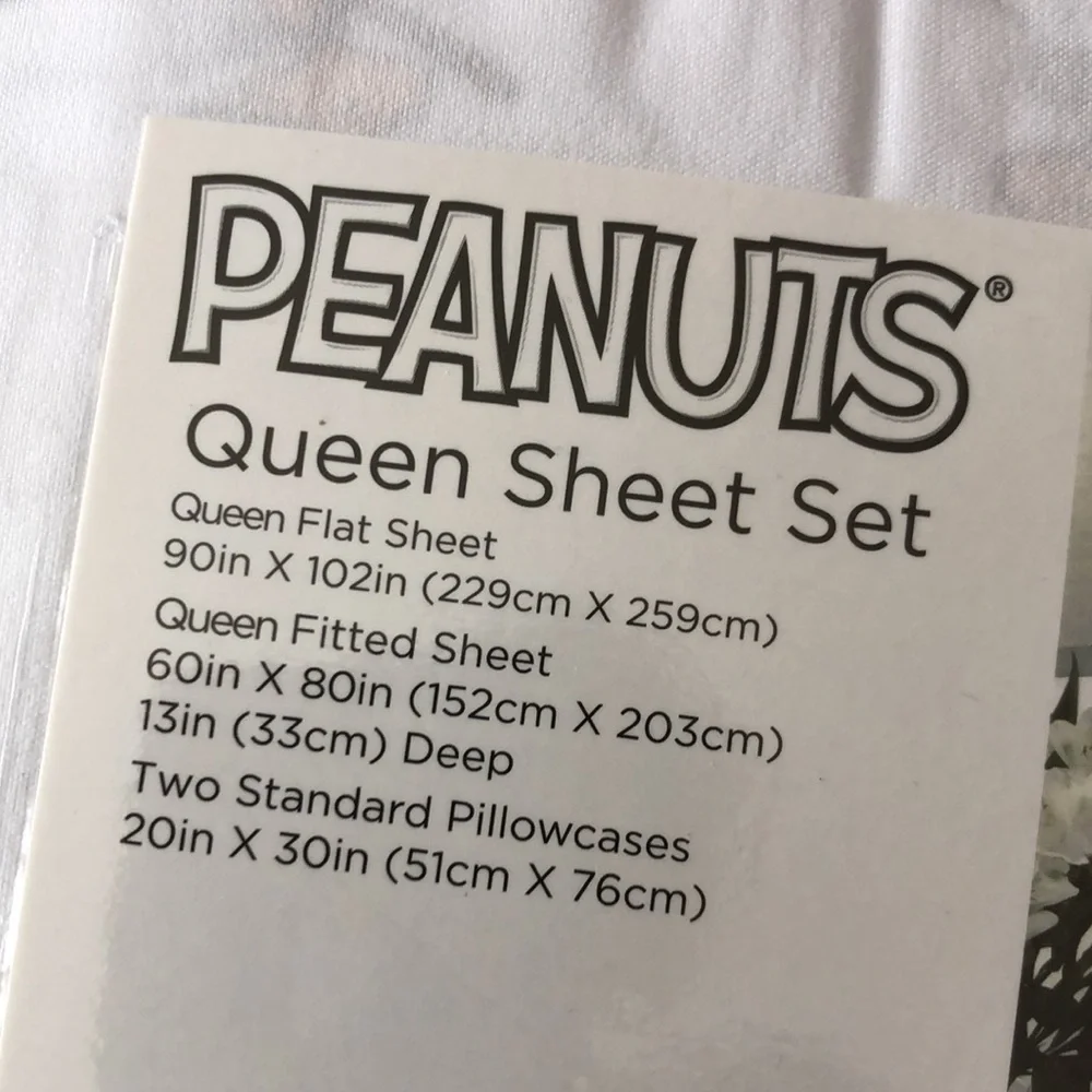 Peanuts SNOOPY Halloween QUEEN Sheet Set